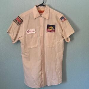 VTG Artex Work Shirt with Racing Patches
